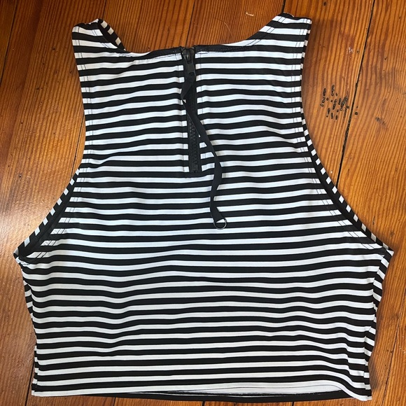 Striped Swim Top - Picture 2 of 2